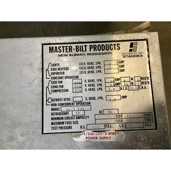 Master-Bilt MSF-43AN Glass Top Horizontal Freezer Chest