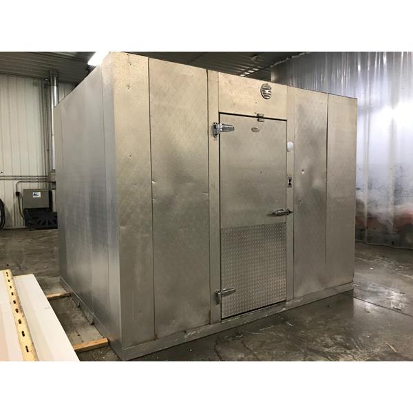 8'8" X 10'7" X 8'8"H WA Brown Walk-in Freezer With Floor (100 Sq. Ft ...