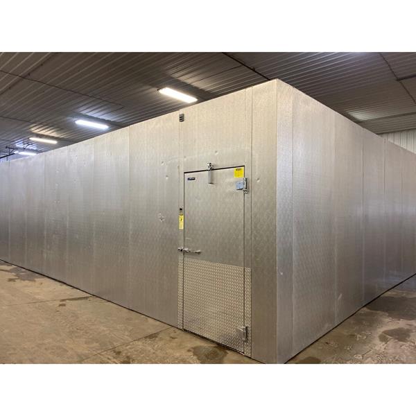 25 X 366 X 98h 108 W Beam Masterbilt Walk In Cooler 913 Sq Ft Barr Commercial 8819