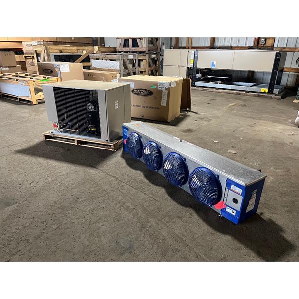 3 HP Heatcraft Surplus Medium Temp System W/ Electric Defrost (1 Ph 208 ...